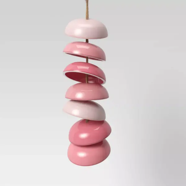 Ceramic Wind Chime Pink - Opalhouse™