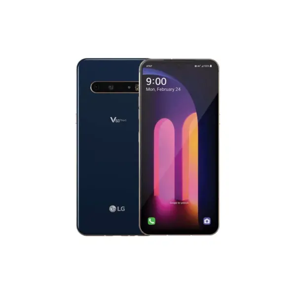 LG V60 ThinQ 5G 128GB ROM 8GB RAM LMV600AM GSM Unlocked Smartphone - Classy Blue