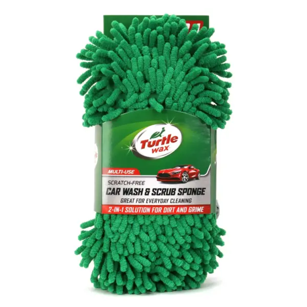 Turtle Wax 2-in-1 Microfiber Car Wash/Scrub Sponge