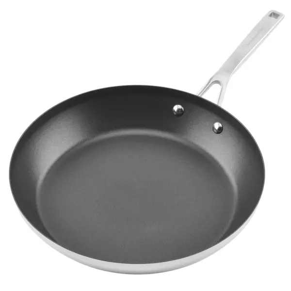 KitchenAid 3-Ply Base Stainless Steel 12" Nonstick Frying Pan