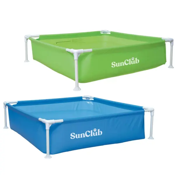 JLeisure Sun Club 17256 48 x 13" 1 to 2 Person Capacity Above Ground Steel Frame Outdoor Swimming Pool, Assorted Colors Chosen at Random (2 Pack)