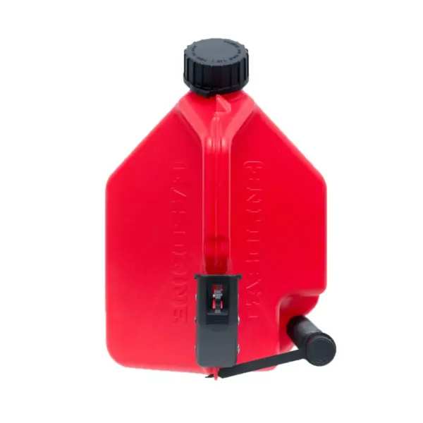 SureCan Self Venting Easy Pour Nozzle 2 Plus Gallon Flow Control Gas Can, Red