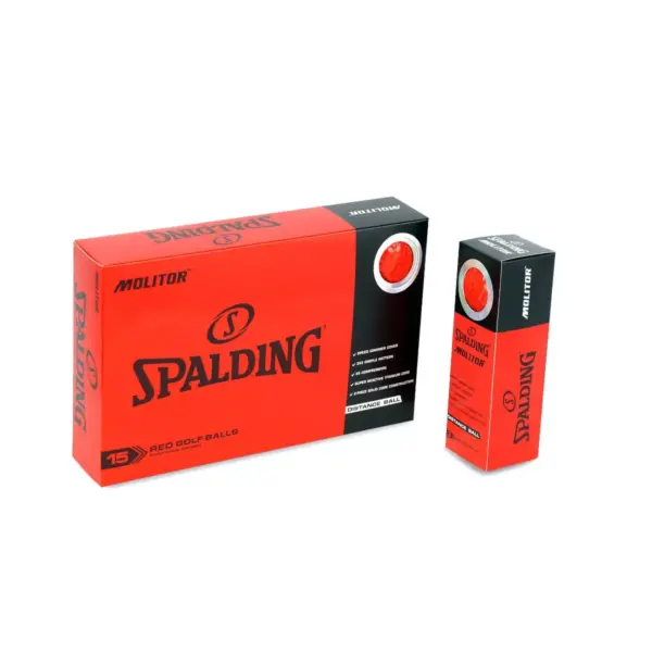 Spalding Molitor Golf Balls 30pc - Red