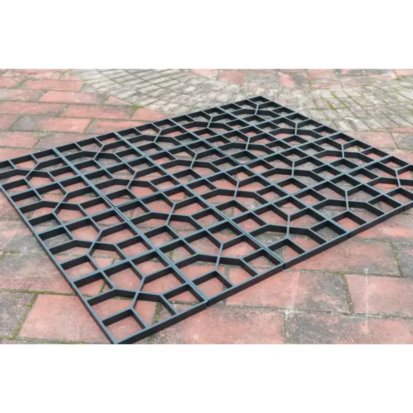 Gardenised Decorative Pavement Mold Cement Form Stamp Walkway Maker Patio Stepping Stone Pavers Reusable Pathway Mould, 2 Pack