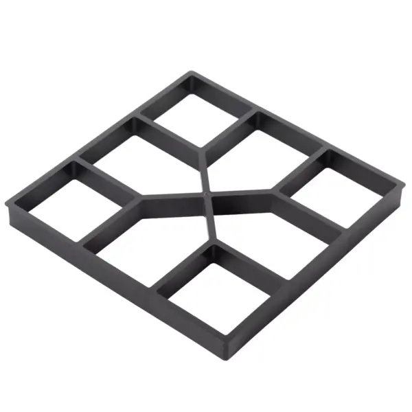 Gardenised Decorative Pavement Mold Cement Form Stamp Walkway Maker Patio Stepping Stone Pavers Reusable Pathway Mould, 2 Pack