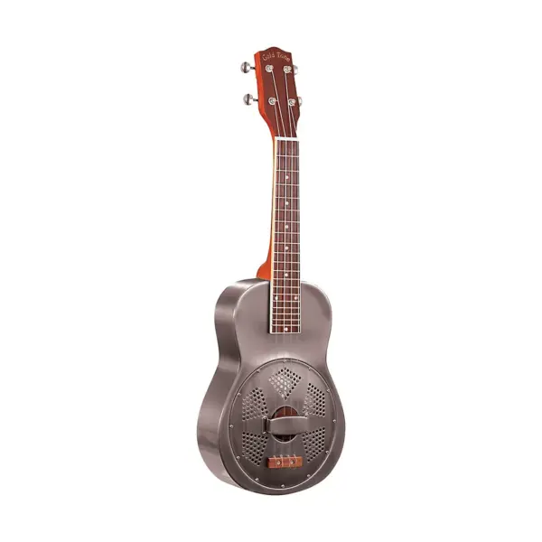 Gold Tone Left-Handed ResoUke Concert-Scale Metal Body Resonator Ukulele