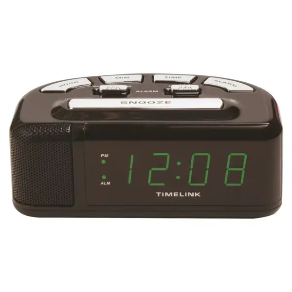 Digital Alarm Clock Black - Westclox