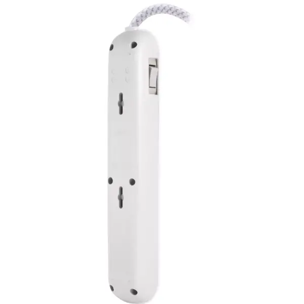 Philips 6-Outlet Surge Protector with 6ft Extension Cord, White