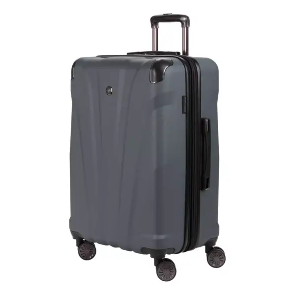 SWISSGEAR 24" Cascade Hardside Checked Suitcase - Dark Gray