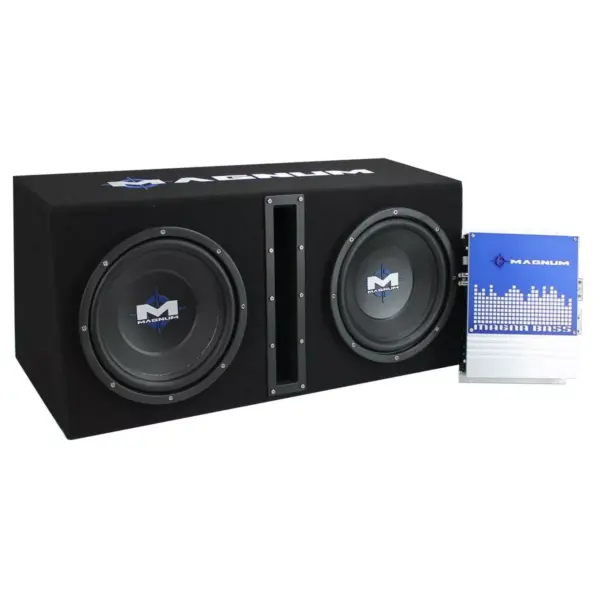 MTX Magnum MB210SP 10" 1200W Subwoofer System w/ Wiring Kit + Digital Capacitor