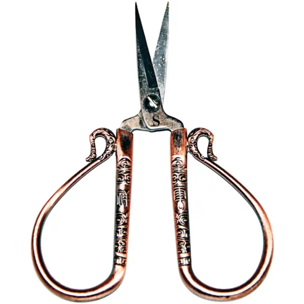 Sullivans Heirloom Embroidery Scissors 4"-Antique Copper Teardrop Handle