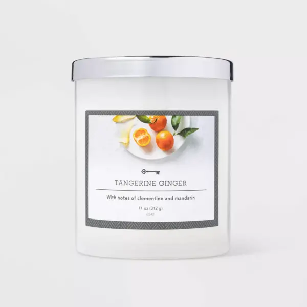 11oz Jar Tangerine Ginger Candle - Threshold™