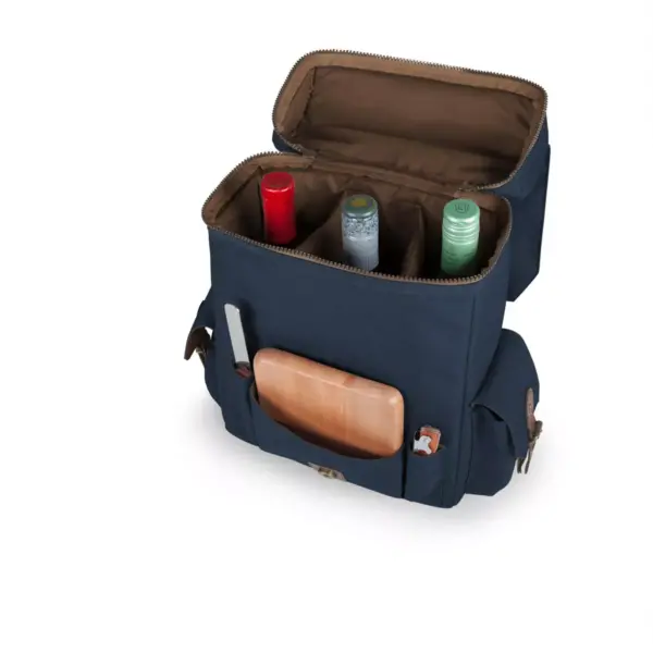 Picnic Time 11qt Wine Aficionado Travel Set Blue