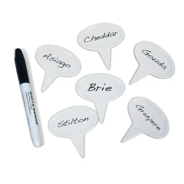 Epicureanist Ceramic Cheese Marker Set