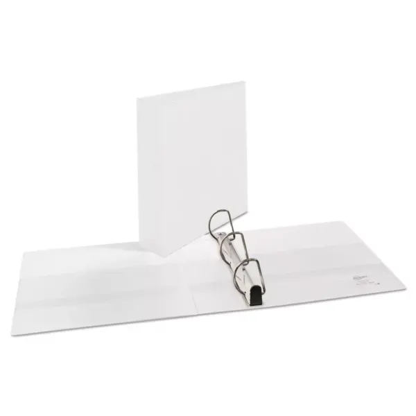 Avery Heavy-Duty Non Stick View Binder w/Slant Rings 2" Cap White 05504