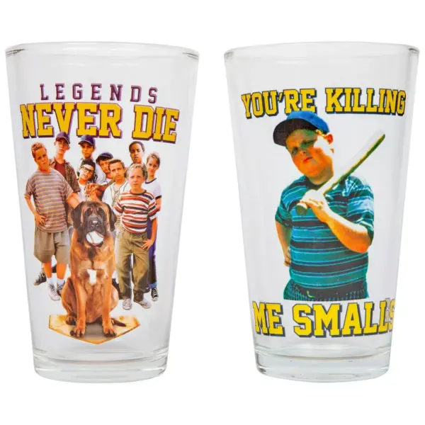 Silver Buffalo The Sandlot Legends and Smalls 16 oz Pint Glass Set