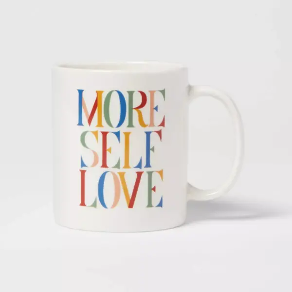 15oz Stoneware More Self Love Mug - Room Essentials™