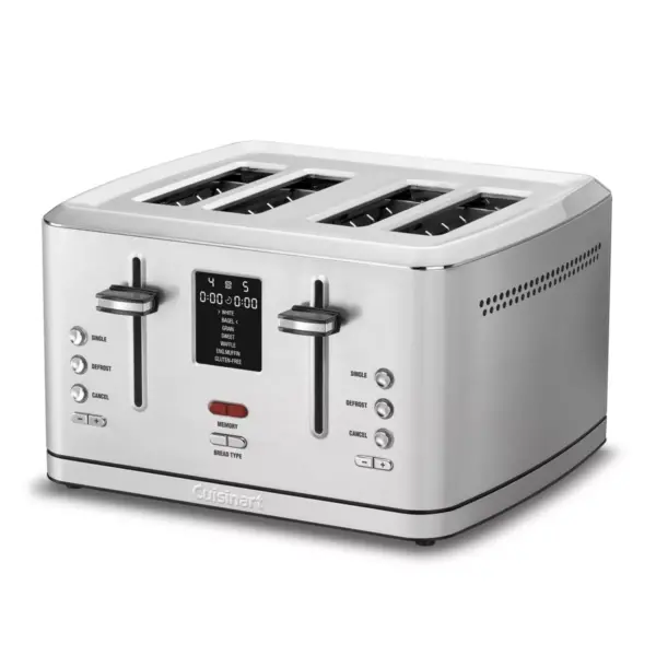 Cuisinart 4 Slice Digital Toaster w/ MemorySet Feature - Stainless Steel - CPT-740