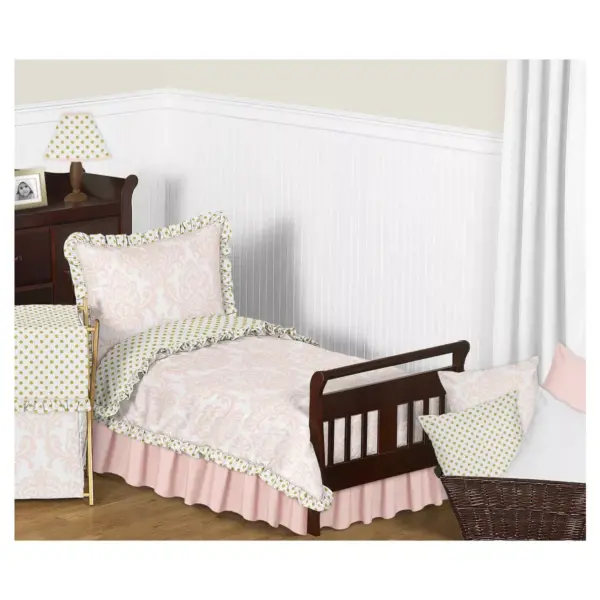 Pink & Gold Amelia Bedding Set (Toddler) - Sweet Jojo Designs