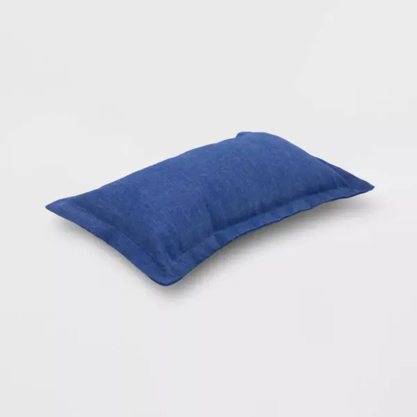 Decorative Lumbar Pillow Navy - Threshold™