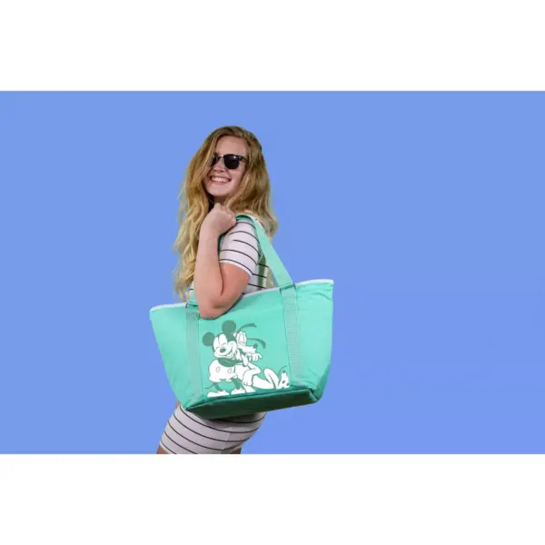 Picnic Time Disney Mickey and Pluto Topanga 16.68qt Tote Cooler Bag - Teal