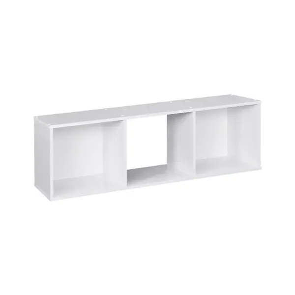 Closetmaid Decorative Home Stackable 3 Cube Cubeicals Organizer Storage, White (4 Pack)