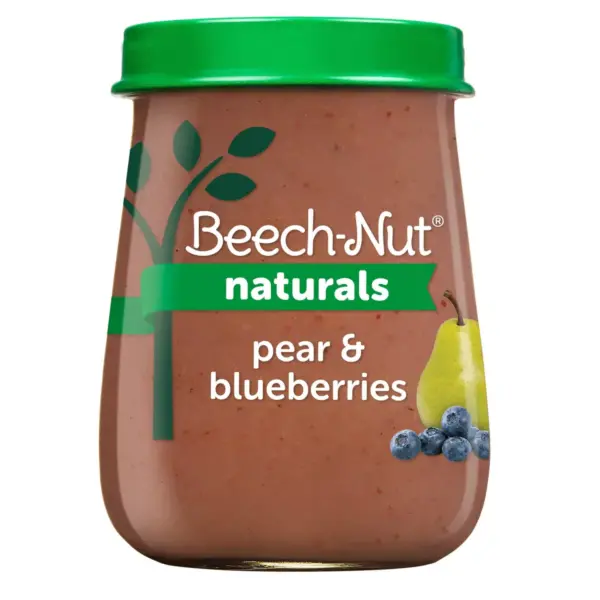 Beech-Nut Naturals Pear & Blueberry Baby Food Jar - 4oz