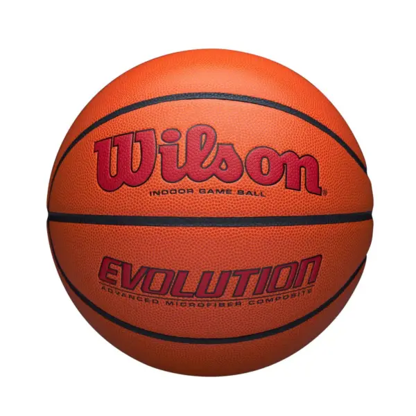 Wilson 28.5'' Evolution Game Basketball – Scarlet