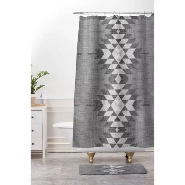 Holli Zollinger Diamond Memory Foam Bath Mat Gray - Deny Designs