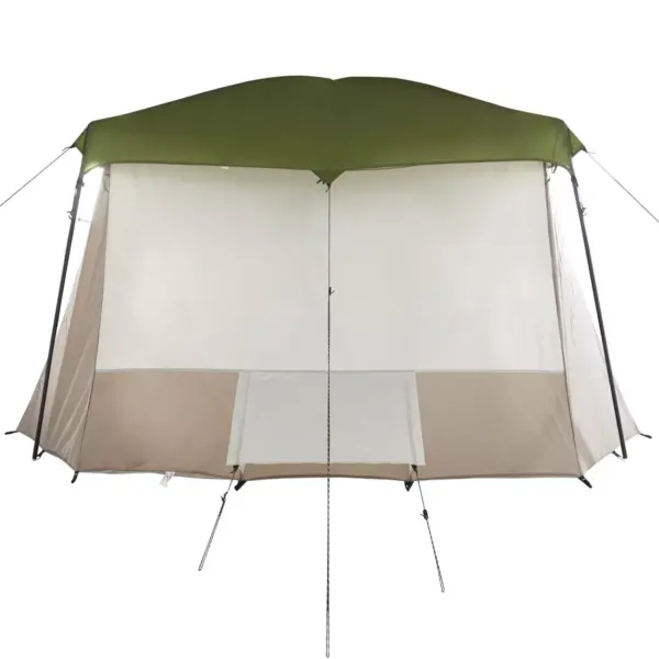 Wenzel Klondike Large Outdoor 8 Person Camping Tent with Screen Room, Green