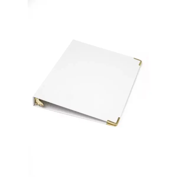 Russell+Hazel Mini 3 Ring Binder White