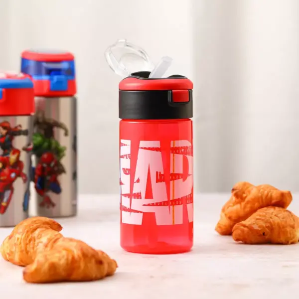 Marvel 18oz Plastic Flex Sip Water Bottle - Zak Designs