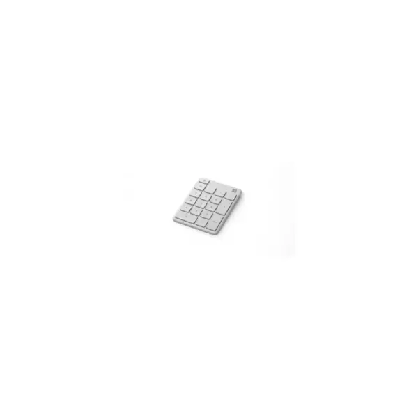 Microsoft Number Pad Glacier - Bluetooth 5.0 Connectivity - 2.4 GHz Frequency Range - Connect up to 3 devices - 1.3mm low profile key travel