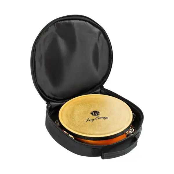 LP Lenny Castro Signature Headed Tambourine with Bag 10 in.