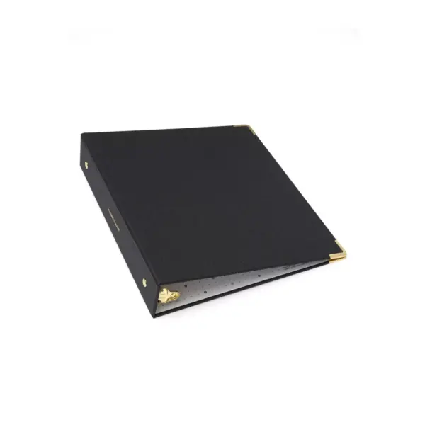 Russell+Hazel Bookcloth Mini 3 Ring Binder Onyx