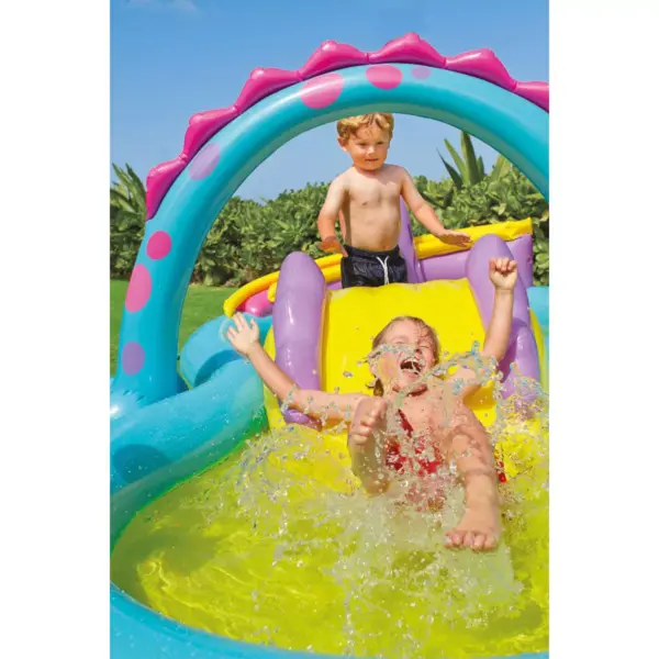 Intex 11' x 7.5' x 44" Play Center Kiddie Pool & 120V Electric Air Pump