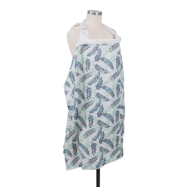 Bebe au Lait Muslin Nursing Cover - Athens Green