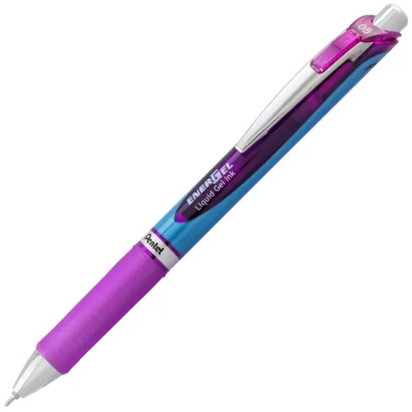 Pentel Energel 2ct Purple Retractable Gel Ink Pen