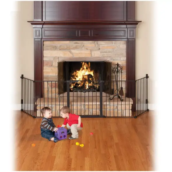 KidCo Auto Close Hearth Baby Gate - Black