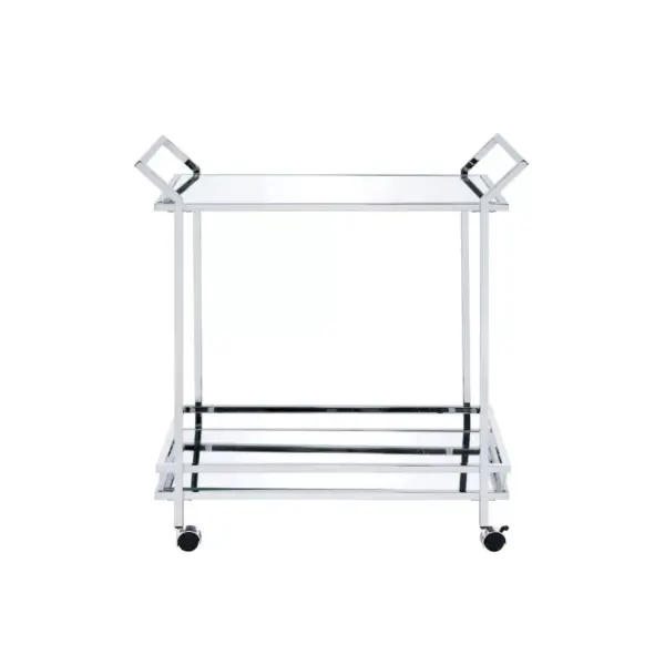 Palermo Bar Cart Chrome - Picket House Furnishings