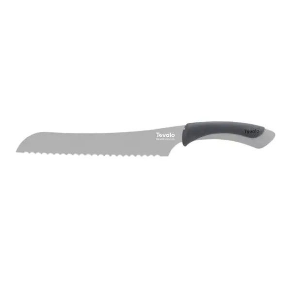 Tovolo Comfort Grip 8.5" Bread Knife Oyster Gray 14012-201