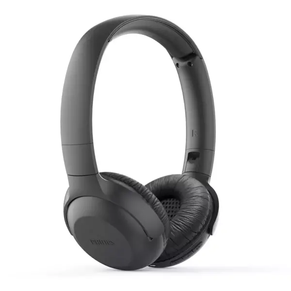 Philips UpBeat UH202 Wireless Bluetooth On Ear Stereo Headphone, with up to 15 Hours Playtime and Flat Folding, Black (TAUH202BK)