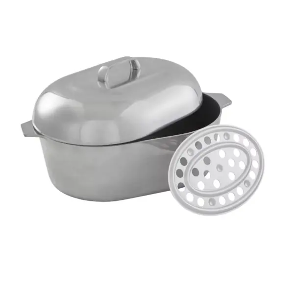 Imusa 15" Cajun Classic Oval Aluminum Roaster