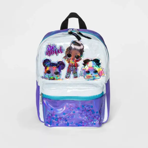 Kids' L.O.L. Surprise! Mini Backpack - Silver/Purple