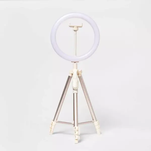 heyday™ Ring Light with Tripod - Stone White