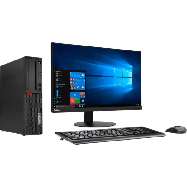 Lenovo ThinkCentre M720s 10ST001QUS Desktop Computer - Core i7 i7-8700 - 8 GB RAM - 1 TB HDD - Small Form Factor - Raven Black - Windows 10 Pro 64-bit