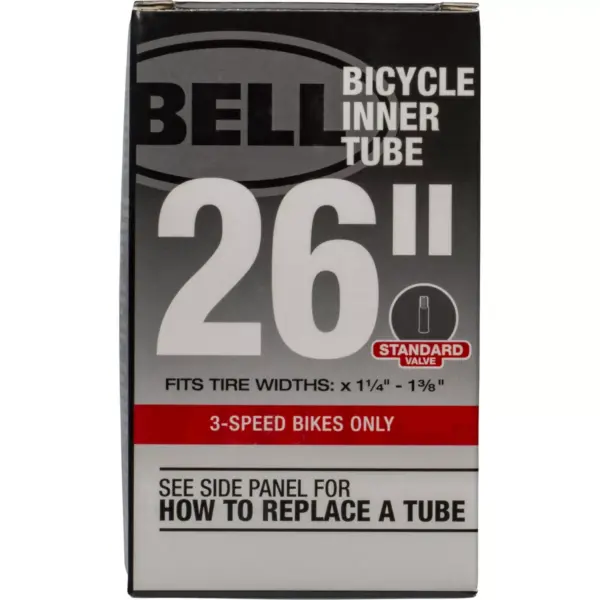 Bell 26" x 1.375" Standard Bike Inner Tube - Black