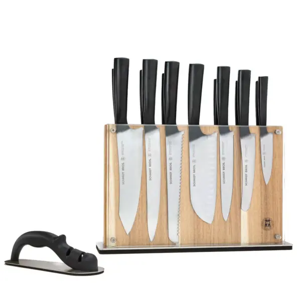 Schmidt Brothers Cutlery Carbon 6 15pc Knife Block Set