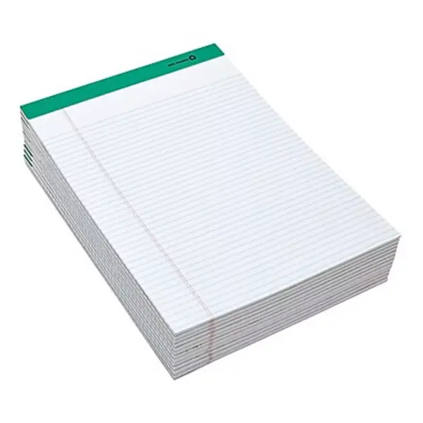 MyOfficeInnovations Notepads 8.5" x 11.75" Narrow White 50 Sh./Pad 12 Pads/PK (21675) 354744