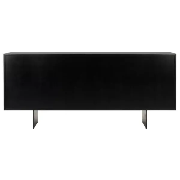 Jonna Wood Cabinet Brown/Black - Safavieh